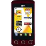 LG KP500 Maroon